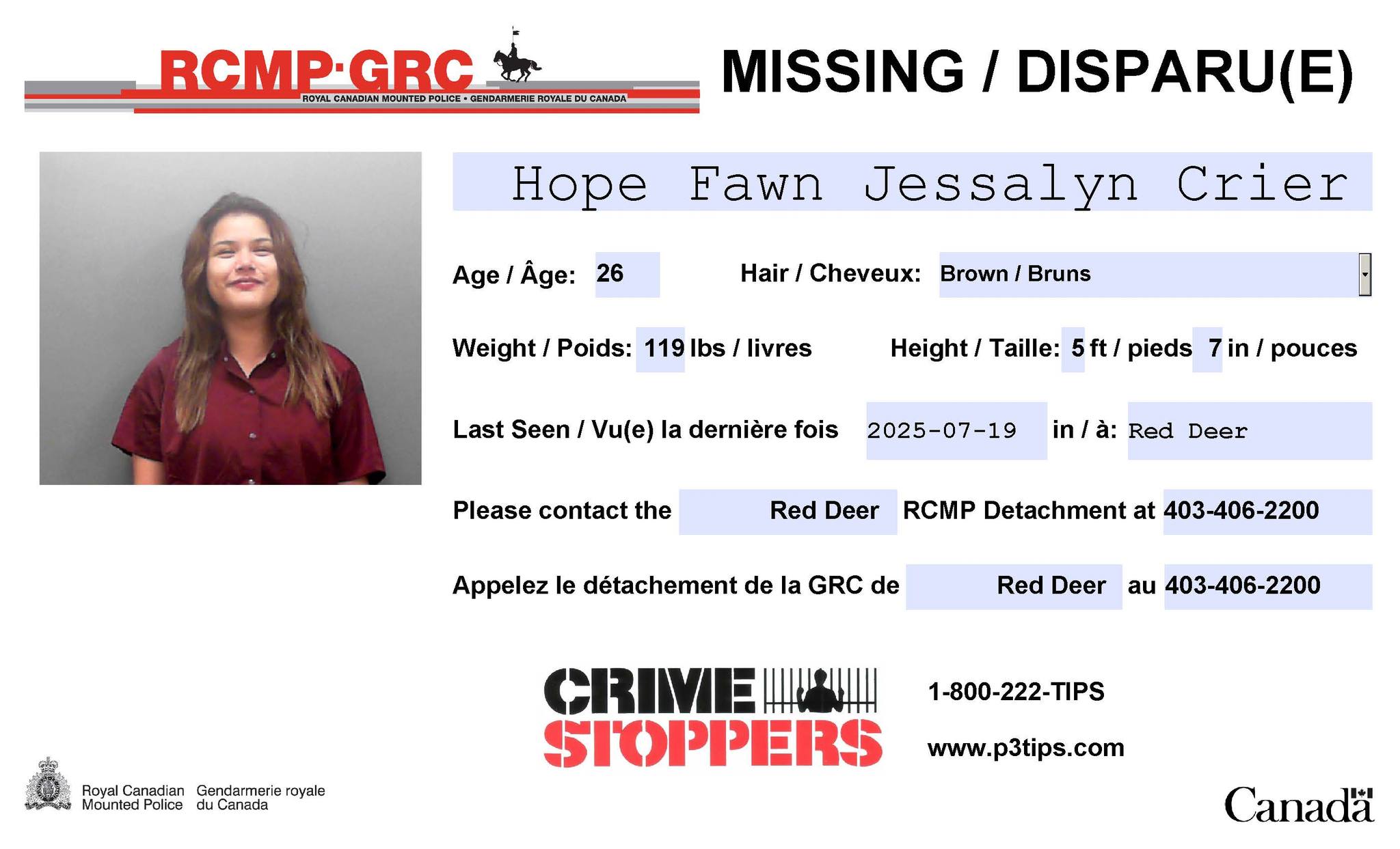 Hope Fawn Jessalyn Crier